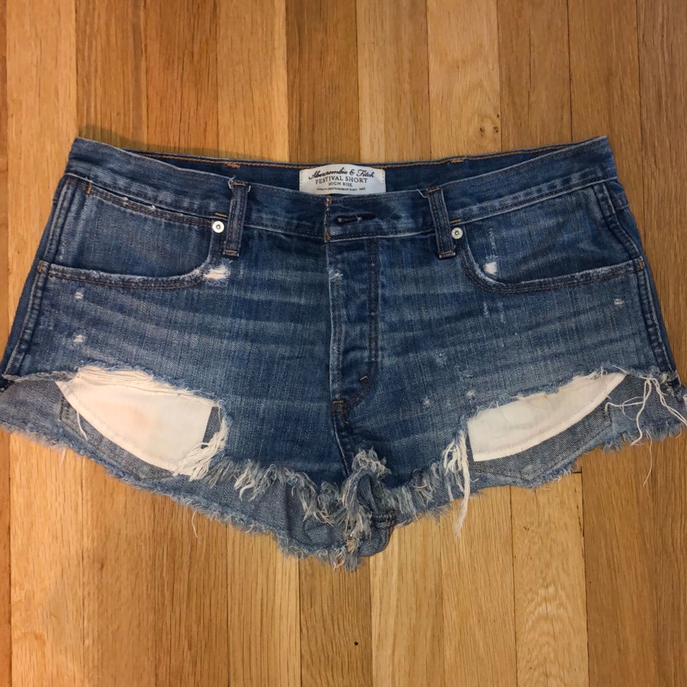 Abercrombie and Fitch Jean Shorts Size 10
